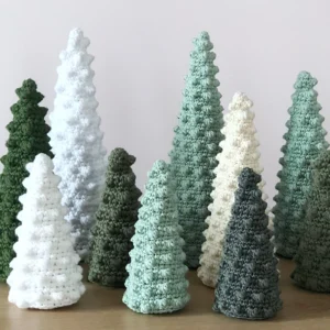 Bobble Christmas Tree Crochet Pattern – 3 Sizes | Holiday Home Decor | PDF Pattern - Image 4