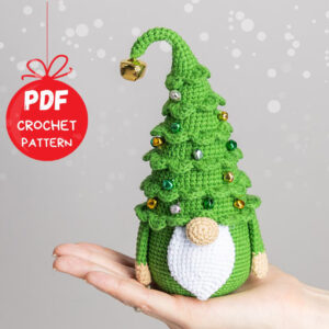 Crochet Christmas Gnome Pattern | Tree Gnome & Winter Gnome Amigurumi - Image 5