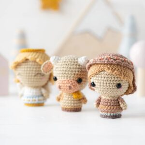 Christmas Nativity Scene Crochet Pattern | Mini Amigurumi Animals & Figures (PDF Tutorial) - Image 6