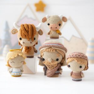Christmas Nativity Scene Crochet Pattern | Mini Amigurumi Animals & Figures (PDF Tutorial) - Image 7