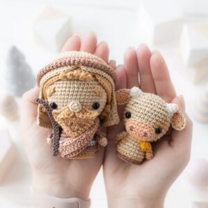 Christmas Nativity Scene Crochet Pattern | Mini Amigurumi Animals & Figures (PDF Tutorial) - Image 8