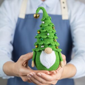 Crochet Christmas Gnome Pattern | Tree Gnome & Winter Gnome Amigurumi - Image 9