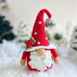 Christmas Gnome Crochet Pattern – Santa & Tree Gnome Amigurumi (PDF) - Image 3