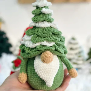 Christmas Gnome Crochet Pattern – Santa & Tree Gnome Amigurumi (PDF) - Image 4