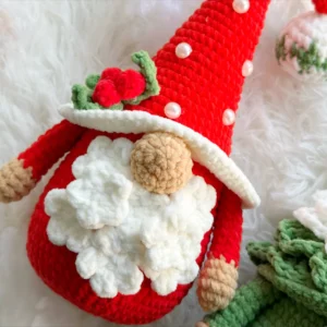 Christmas Gnome Crochet Pattern – Santa & Tree Gnome Amigurumi (PDF) - Image 6