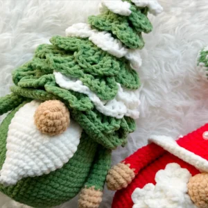 Christmas Gnome Crochet Pattern – Santa & Tree Gnome Amigurumi (PDF) - Image 7