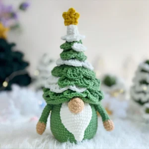 Christmas Gnome Crochet Pattern – Santa & Tree Gnome Amigurumi (PDF) - Image 8